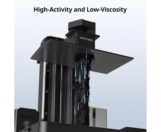 Фото 9 - Фотополімерна смола Anycubic High Speed ​​Resin 2.0 Сірий