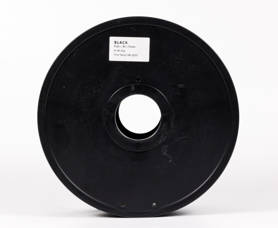 Фото 3 - Чорний пла плюс пластик для 3D принтера ✪3кг✪1.75мм