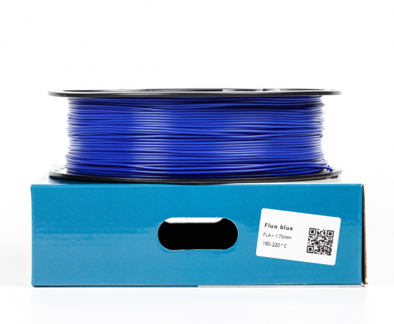 Фото 3 - Синій Неоновый флуоресцентний пла плюс пластик для 3D принтера ☼1кг☼1.75мм