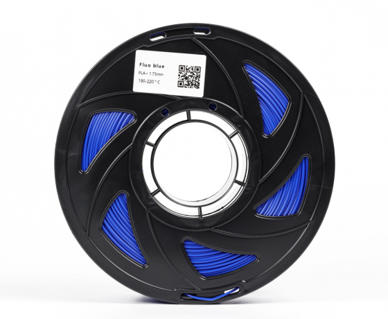 Фото 4 - Синій Неоновый флуоресцентний пла плюс пластик для 3D принтера ☼1кг☼1.75мм