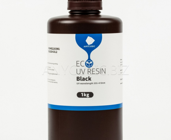 Фото 4 - Чорна Еко Рослинна Фотополімерна смола Anycubic Eco Black 1 кг
