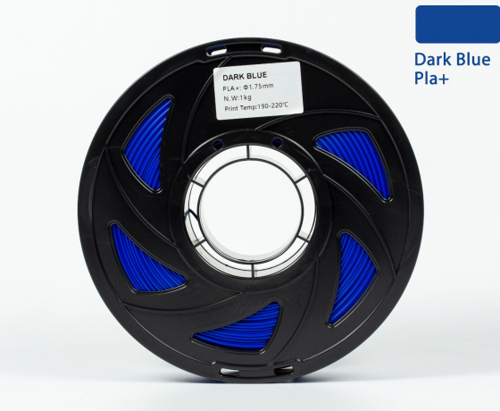 Фото 3 - Темно-синій PLA Plus (ПЛА плюс) пластик філамент для 3D принтера 1кг, 1.75мм, 330м Filament
