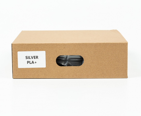 Фото 2 - Срібний PLA Plus (ПЛА плюс) пластик філамент для 3D принтера 1кг, 1.75мм, 330м Filament