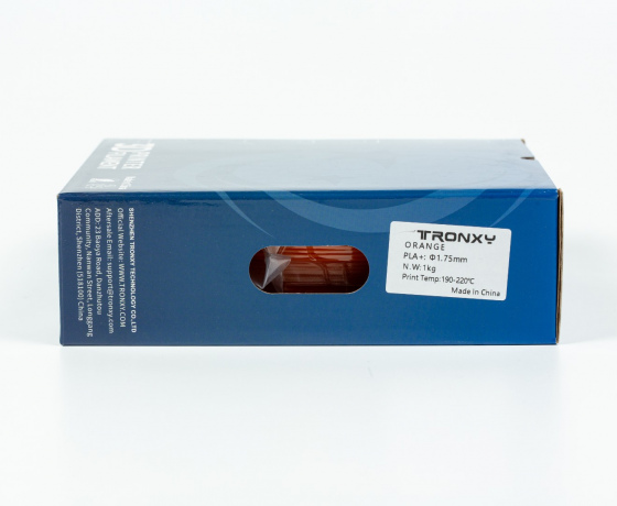Фото 5 - Помаранчевий PLA пластик Tronxy для 3D принтера 340m | 1 кг | 1,75 мм