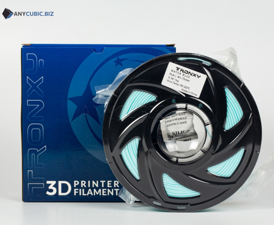 Фото 2 - Pla ПЛА філамент Аквамарин PLA для 3D-друку 1,75 мм 1 кг. Тронксі