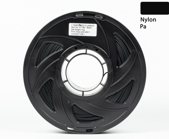 Фото 3 - Nylon 6 (PA) пластик Полиамид NYLON ЧЕРНЫЙ 1,75 MM 1кг