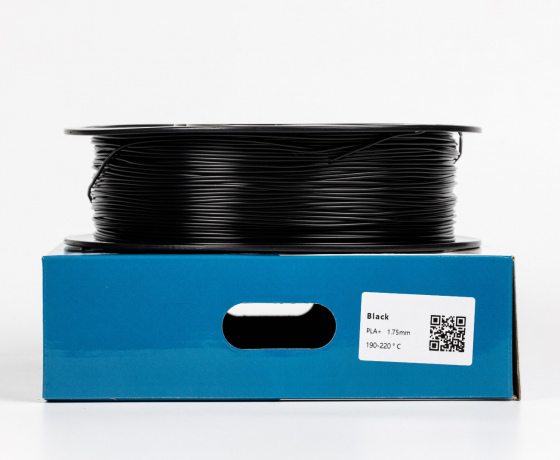 Фото 2 - Черный пласт плюс пластик для 3D принтера ✪1кг✪1.75мм