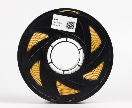 Фото 3 - Золотистый Желтый пла плюс пластик для 3D принтера ✪1кг✪1.75мм
