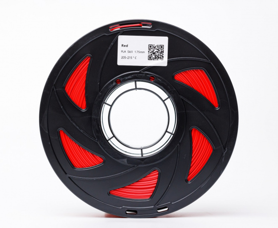 Фото 4 - Червоний Пла Пластик Шовковий \ PLA SILK Red 1кг | 1.75мм | 330м