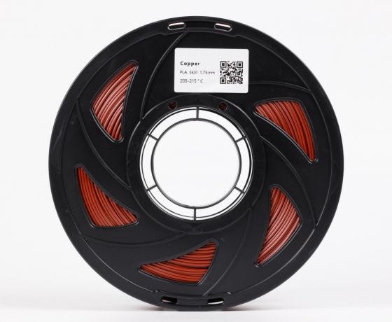 Фото 3 - Мідь Пла Пластик Шовковий \ PLA SILK Copper 1кг | 1.75мм | 330м