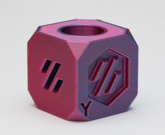 Фото 9 - Червоний Синій Пла Пластик Шовковий | PLA SILK Red Blue 1кг | 1.75мм | 330м