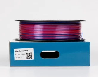 Синій Фіолетовий Рожевий Шовковий Пла Пластик | PLA SILK Blue Purple Pink 1кг | 1.75мм | 330м